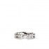 14K Solid Gold Natural White Diamond Five Stone Band Ring