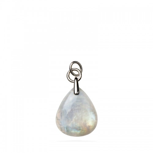 Sterling Silver Rainbow Moonstone Enhancer